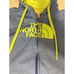 The North Face Men's Full Zip Hoodie Active Wear Size XL NEON Green Blue